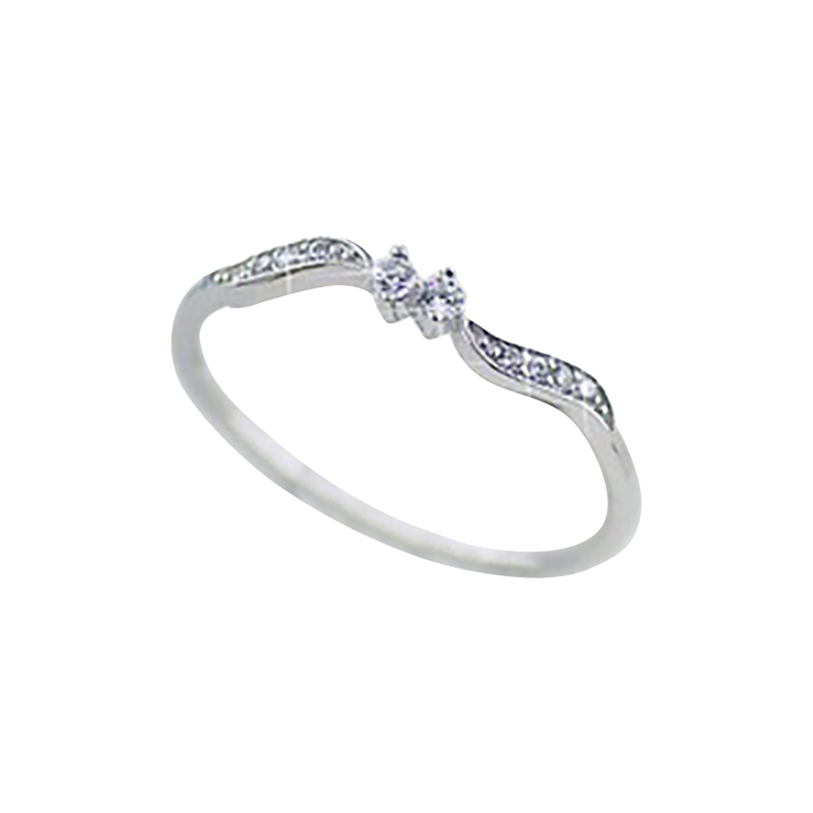 thumbnail image 2 of Anillo de la hoja de los sauces de la moda de plata chapada en S925 anillo de plata propuesta de anillo de compromiso, 2 of 2